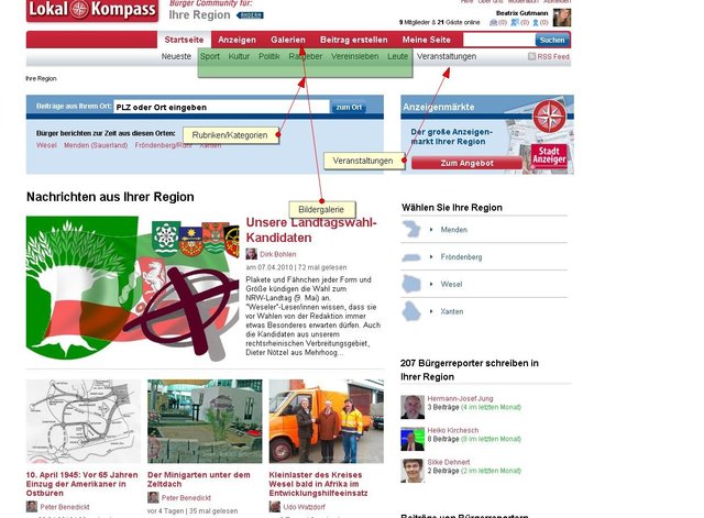 Startseite Lokalkompass