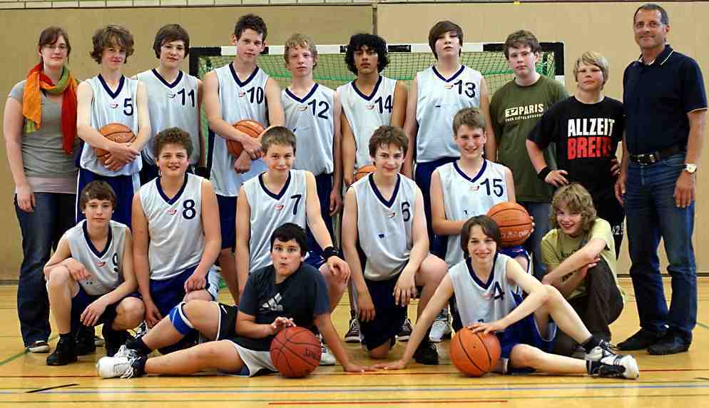 Das erfolgreiche U 16 Team der Xanten Romans