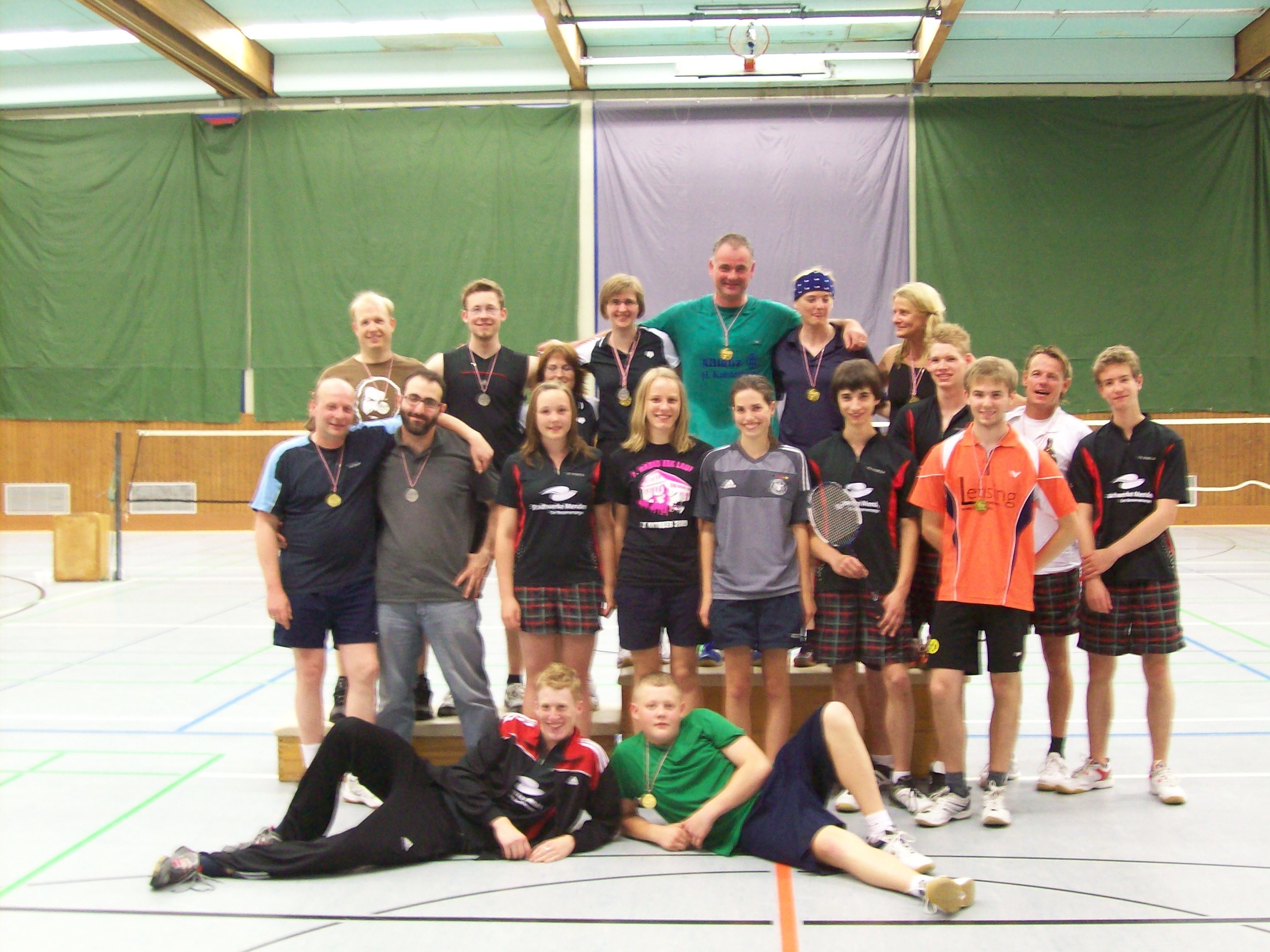 2. Inoffizielle Mendener Badminton Stadtmeisterschaften - Erinnerungsfoto