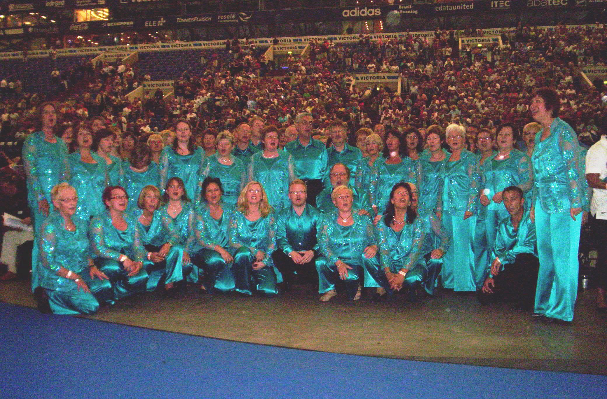 Bei der Gala in der vollbesetzten Arena auf Schalke