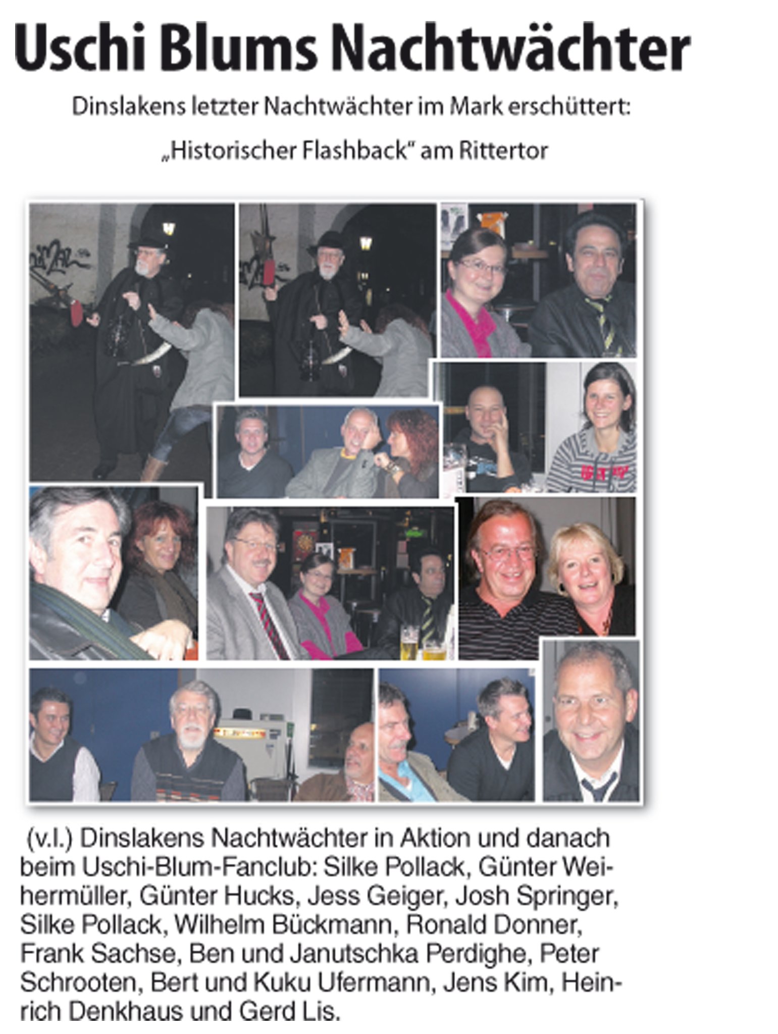 Erlebnisse mit der jungen Uschi Blum Dinslaken