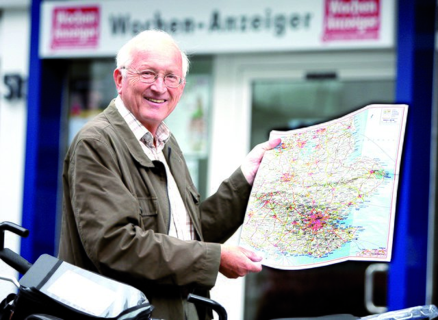 Begeistert berichtete Elmar Hoffmann von Eindrücken und Erlebnissen. Foto: AT