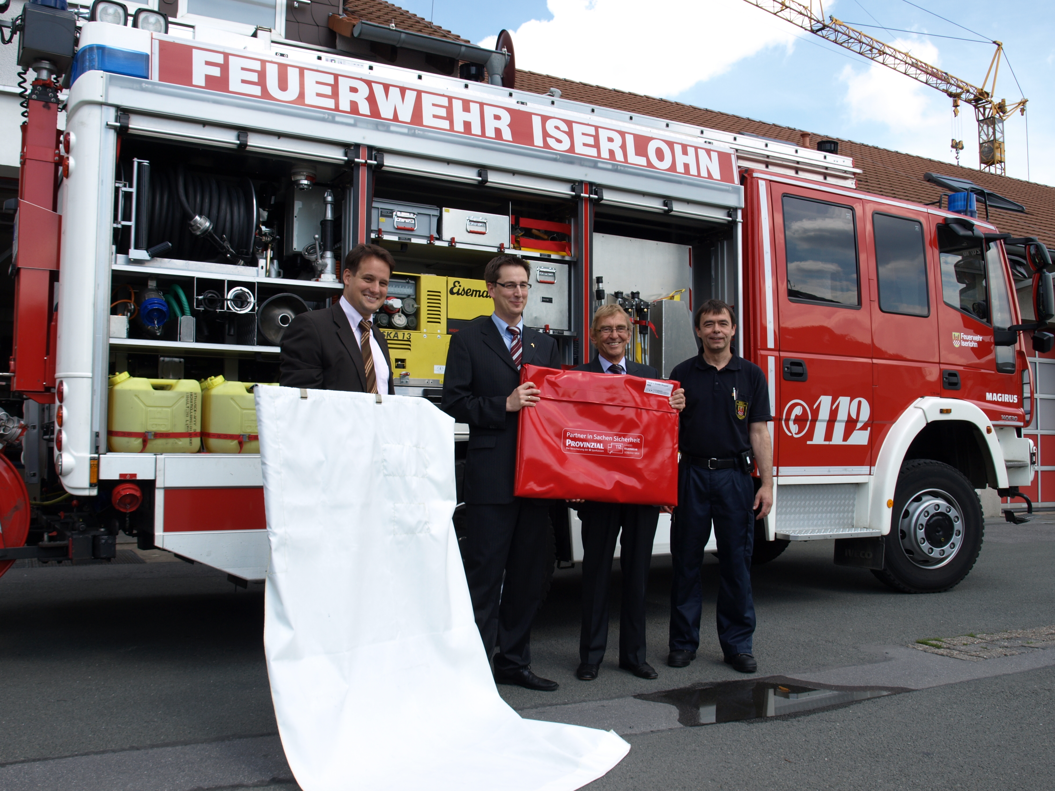 V.l. Thorsten Schick, Lars Wygoda, Dr. Peter Paul Ahrens und Achim Vormann