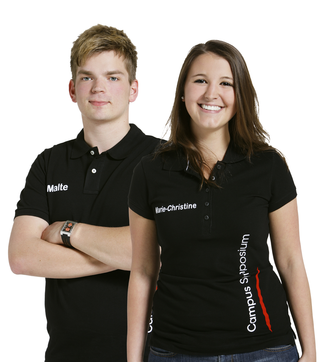 Marie-Christine Lohmer (23) und Malte Bruins (22) sind in diesem Jahr für die Referentenbetreuung verantwortlich. Die 23- jährige Studentin absolviert, nach ihrem Bachelorabschluss in Business Psychology im Sommer 2009, nun ihr Masterstudium Corporate Man