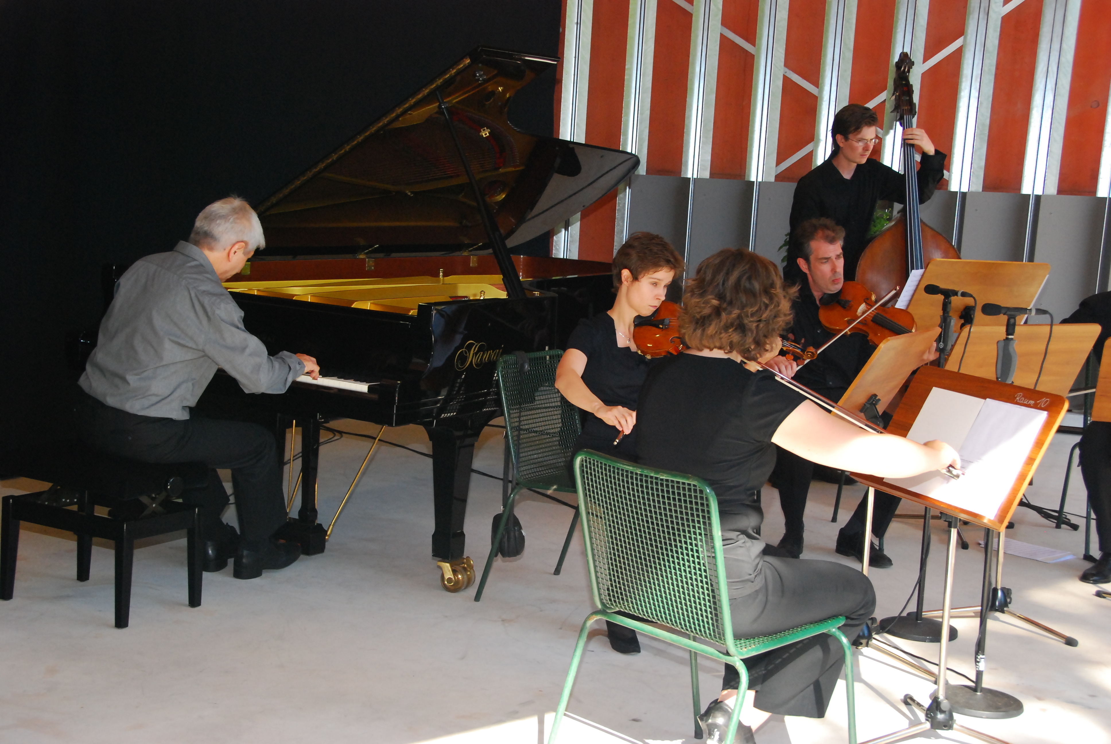 Prof. Boguslaw Strobel und das Mozart(k)ring-Quintett
