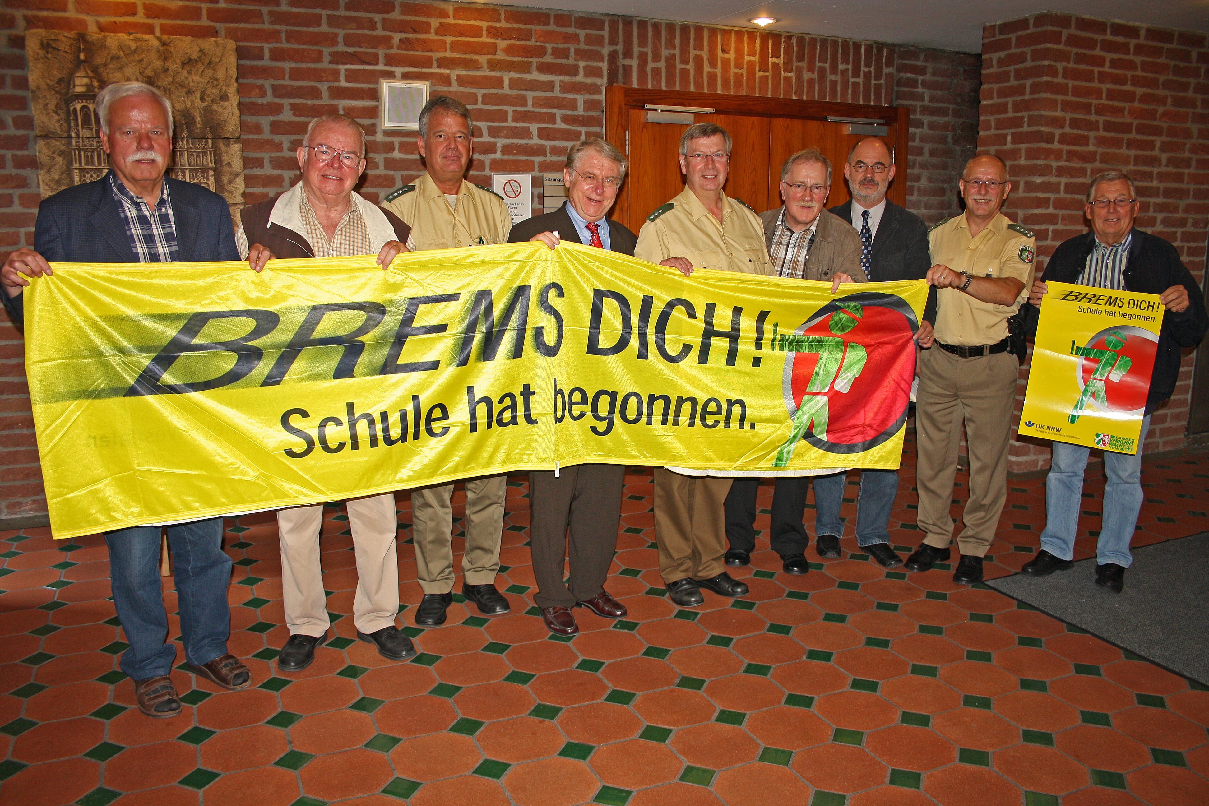 Die Verantwortlichen von Stadt, Kreis-Verkehrswacht und Polizei