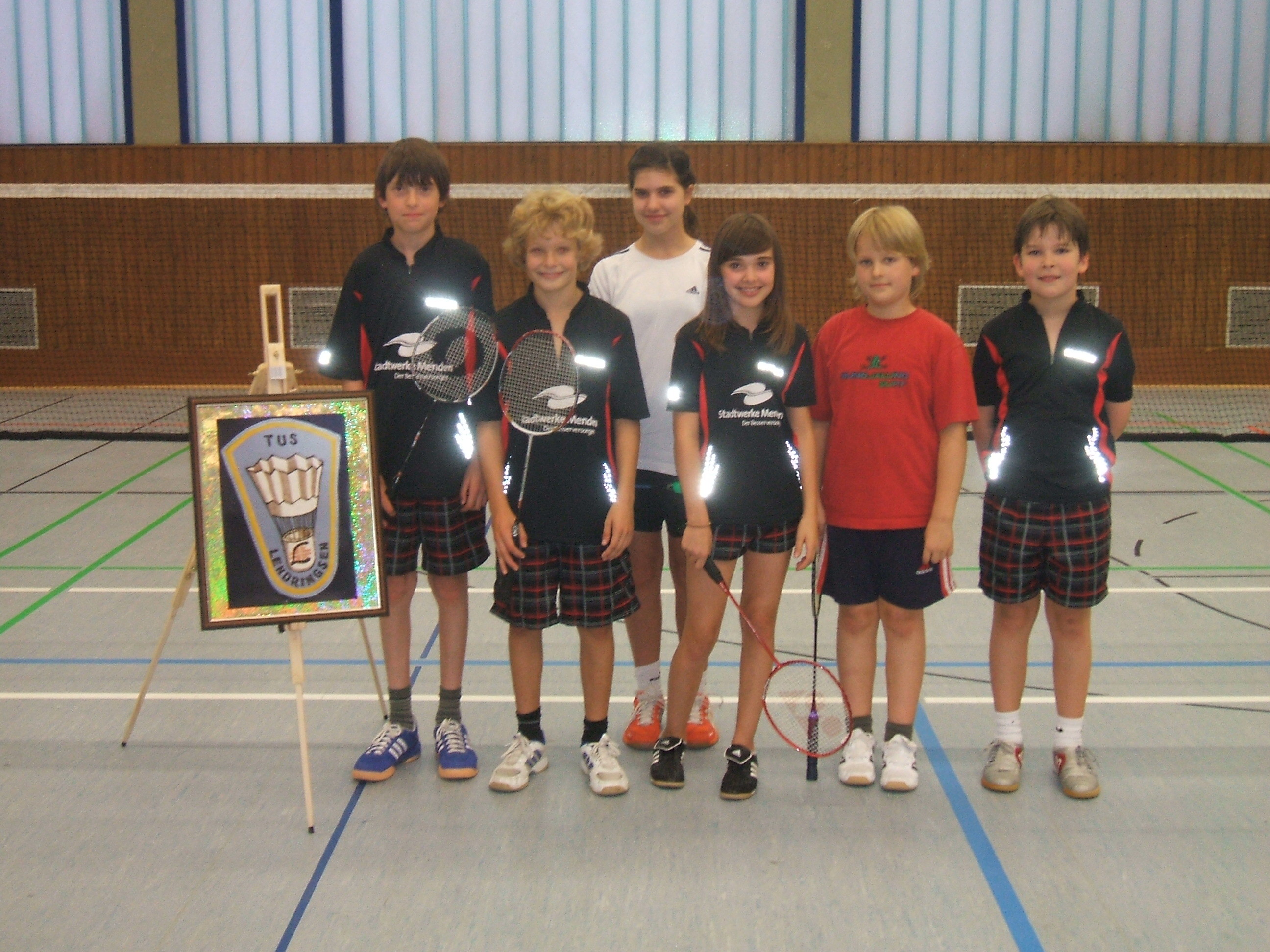 1. Mini- Mannschaft – Saison 2010-2011 - v.l. Lukas Hagedorn, Jan- Luca Pohl, Marina Tsamatos, Lea Müller Jost Raffenberg, Jakob Kardell. Es fehlen: Josephine Gutschick + Lea Buchgeister