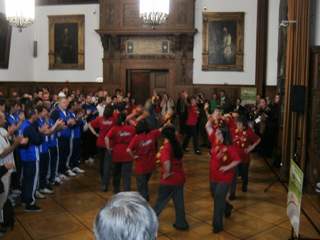 Und noch einmal die Cheerleader aus Duisburg