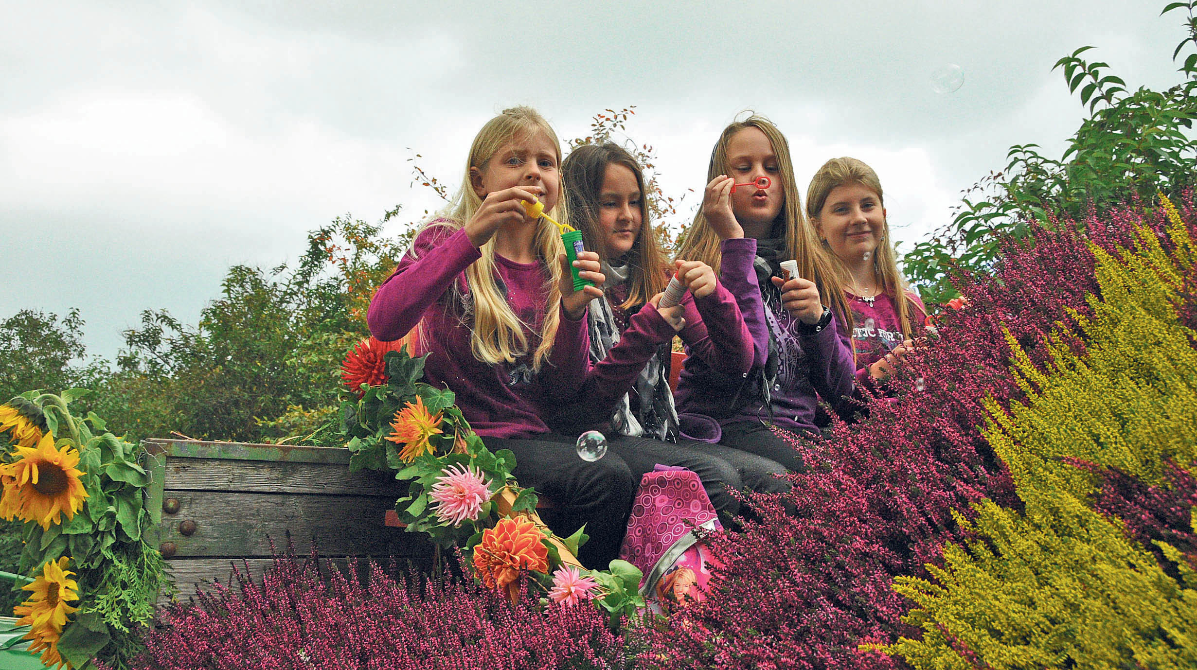 Die Früchte dieses Jahres präsentierte der Erntedankzug in Nierswalde. Foto: Steve