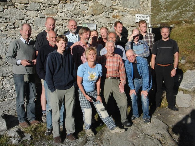 Gruppenfoto der 'Malocher' aus der ersten Woche