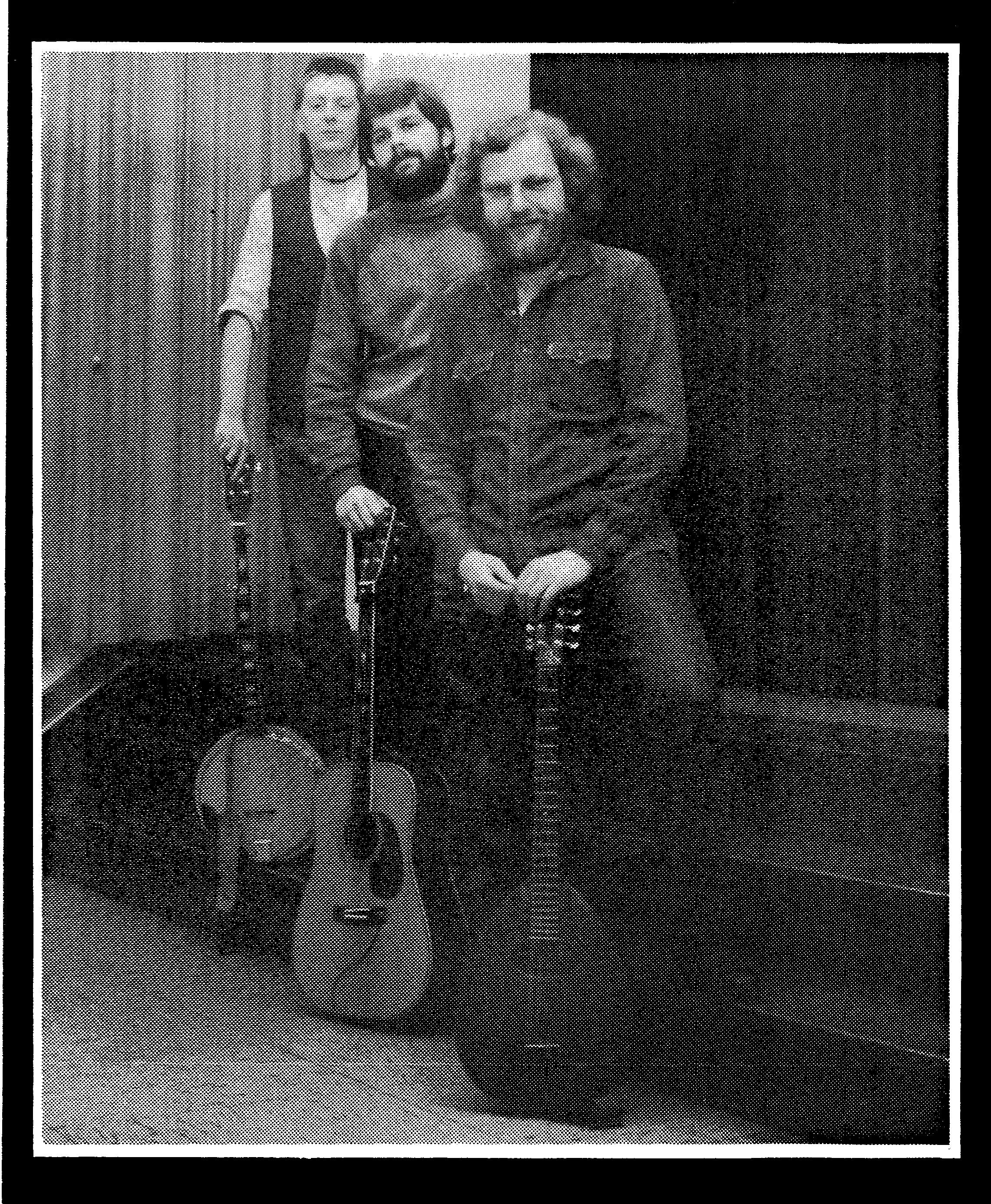 Das Foto zeigt die Gruppe Patchwork. Von links: Richard Seaman, Klaus Weissbach und Prof. Manfred Malzahn.