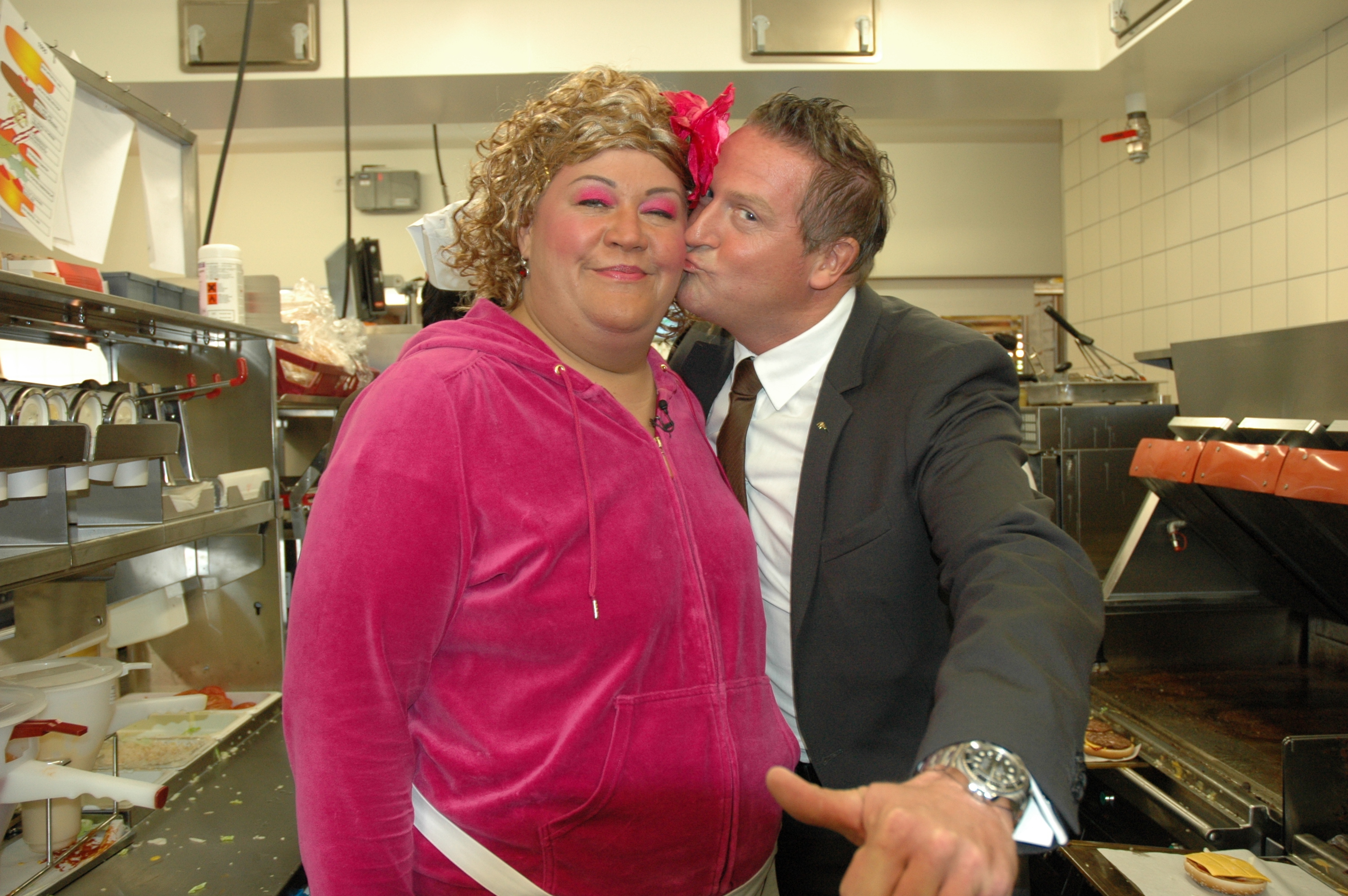 Cindy und Franchisenehmer Marcus Prünte hatten sich lieb. Foto: maschu