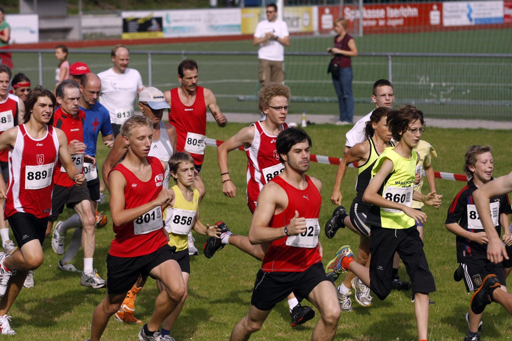 Start zum Fünf-Kilometer-Lauf beim BiTS-Cup im August 2010