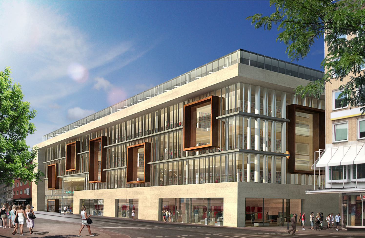 So soll das "Stadtfenster" einmal aussehen. Bild: Multi Development