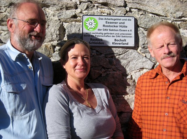 v.l. Patenhelfer Kurt (Dingden) Beate (Kleve) Helmut (Mehrhoog)