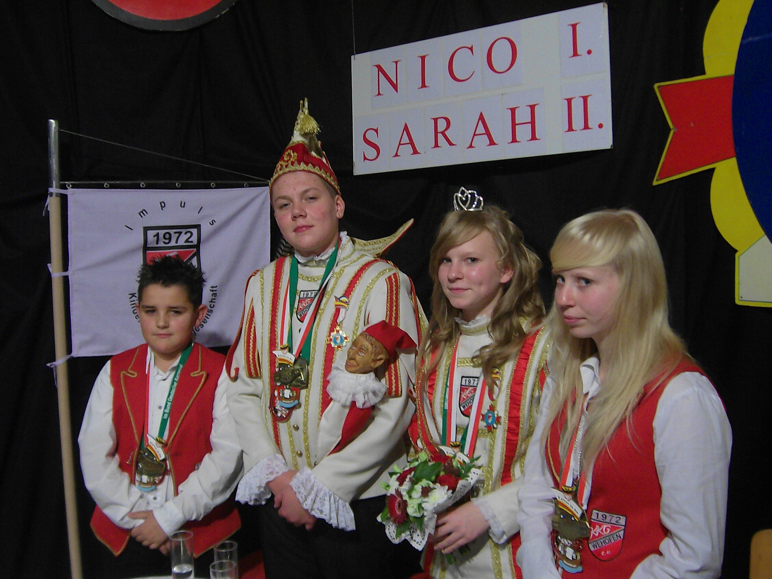 Page Manuel ,Nico I ,Sarah II und PaginSandra