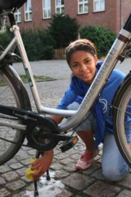 Fahrradputzaktion der Dompfadfinder 2008