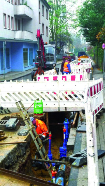 In zwei Wochen sollen die Arbeiten abgeschlossen sein.