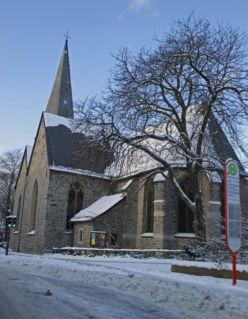 Der Blick auf die Bauernkirche von der Straßenseite