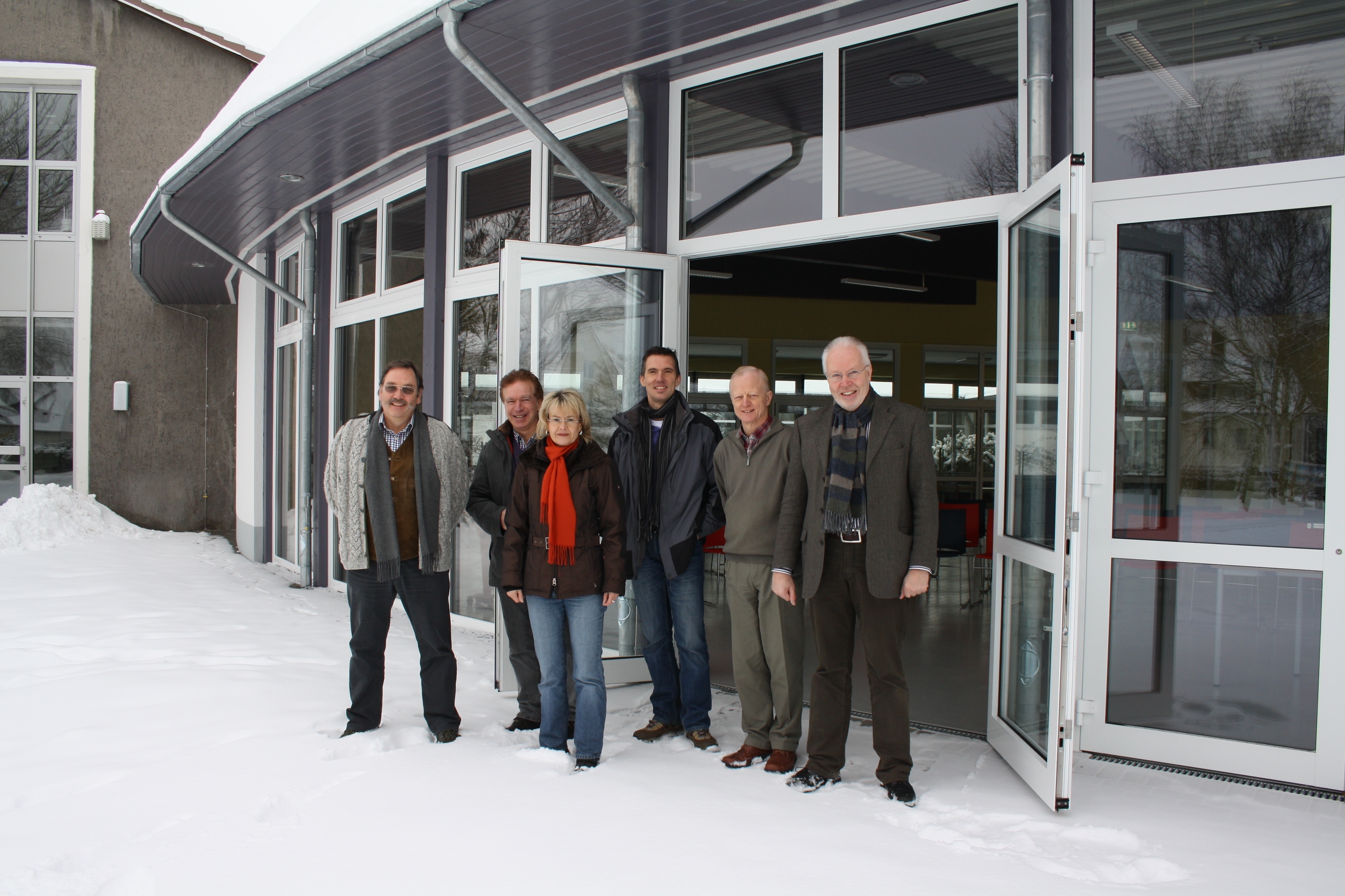 Detlef Jürgens, Georg Verfuß, Andrea Wolf, Martin Stolte, Ulrich Vielhauer, Eckhardt Lüblinghoff (v.l.)