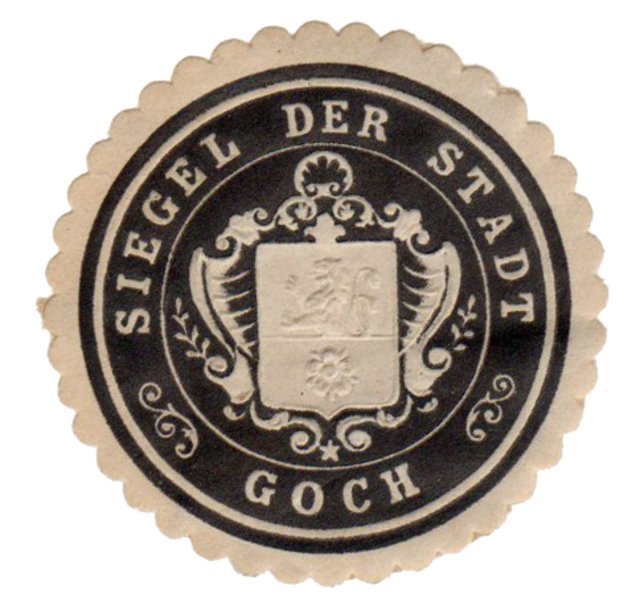 Siegel der Stadt Goch um 1890