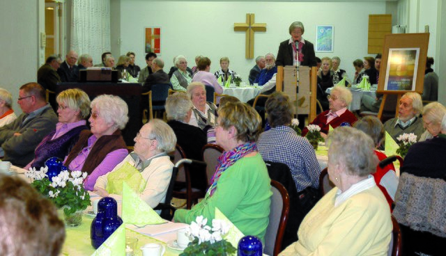 Viele Bewohner waren beim Jahresempfang dabei.