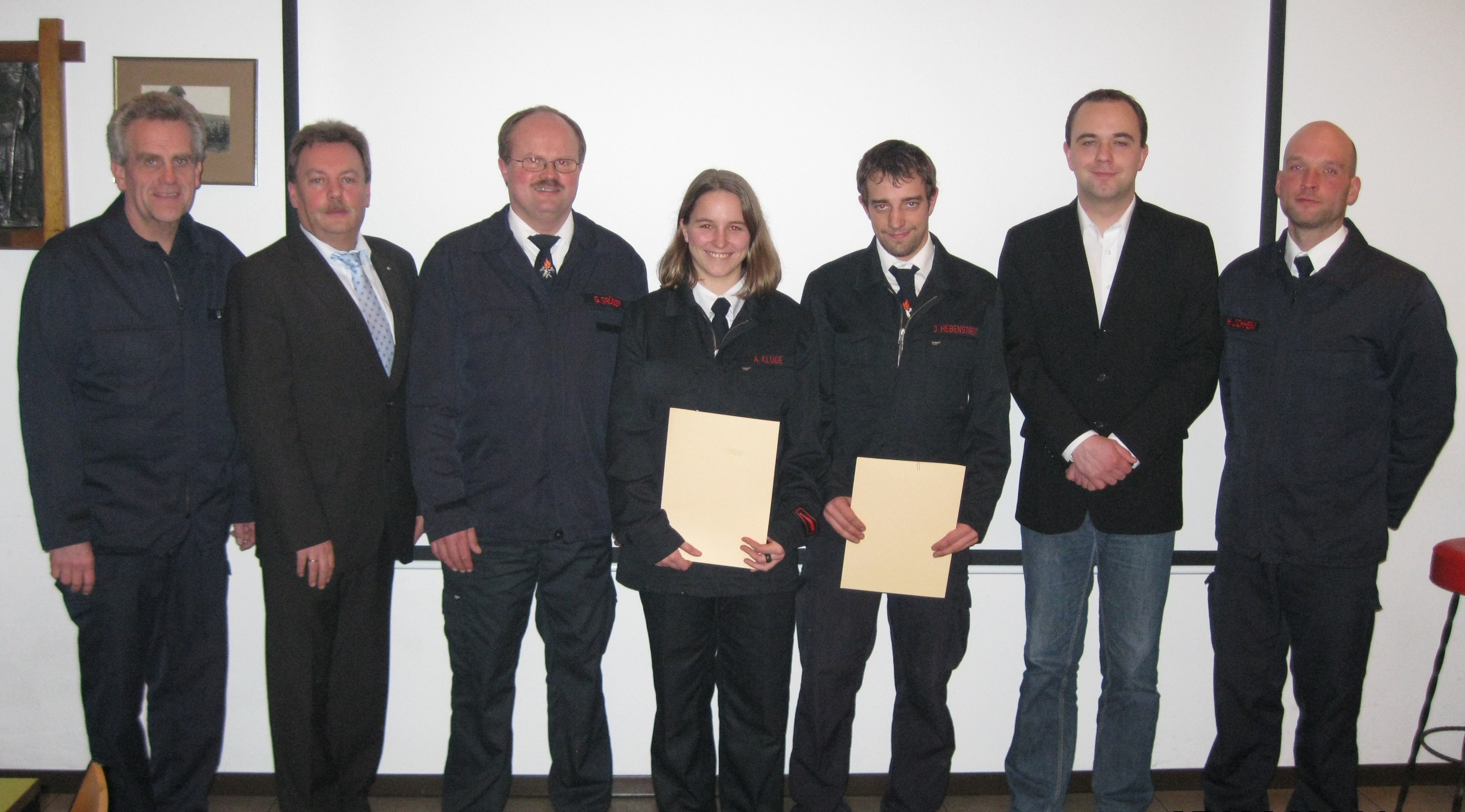 vl: U.Hermes, M.Barth, G.Grüber, A. Kluge, J. Hebenstreit, B.Korte,H.Jochheim (stellv. LG-Führer) Es fehlt: Ch.Eichhorn.