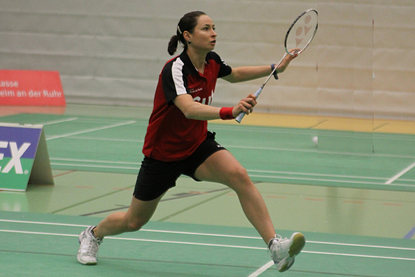 Bronze im Doppel und Mixed bei der DM: Johanna Goliszewski (1. BVM) / Foto (c) W. Brodowski