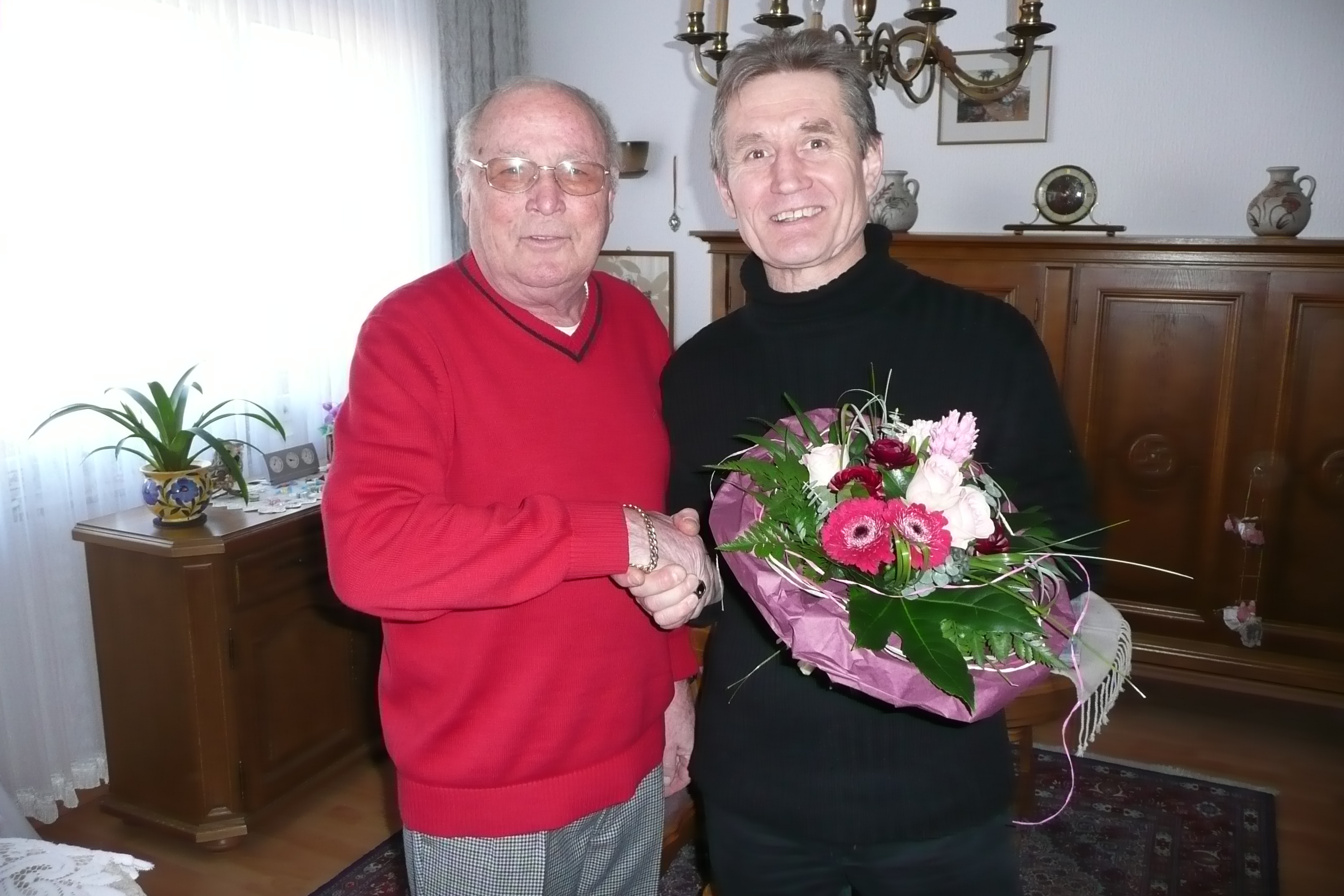 Wolfgang Tepper mit WBC- Vorsitzenden Wolfgang Heyden