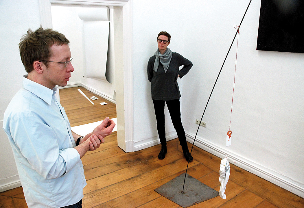 Lone Hangaard Madsen und Tilmann Wendland stellen derzeit ihre Arbeiten im Kunstverein Arnsberg aus. Foto: Albrecht