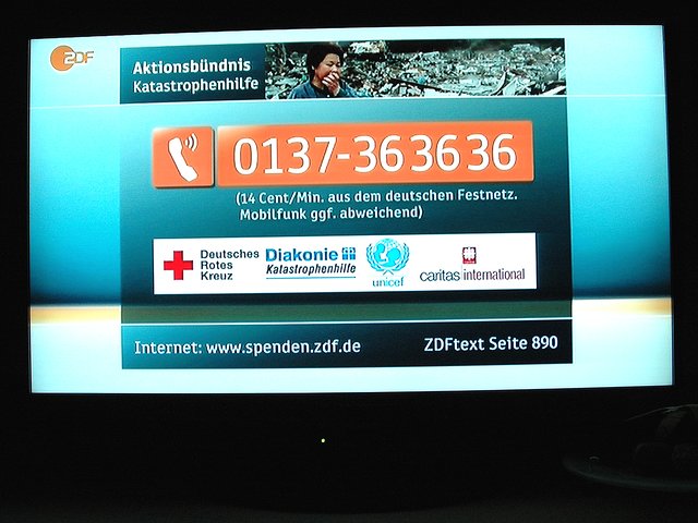 Bei dem Foto handelt es sich um eine Abfotografie aus der Sendung