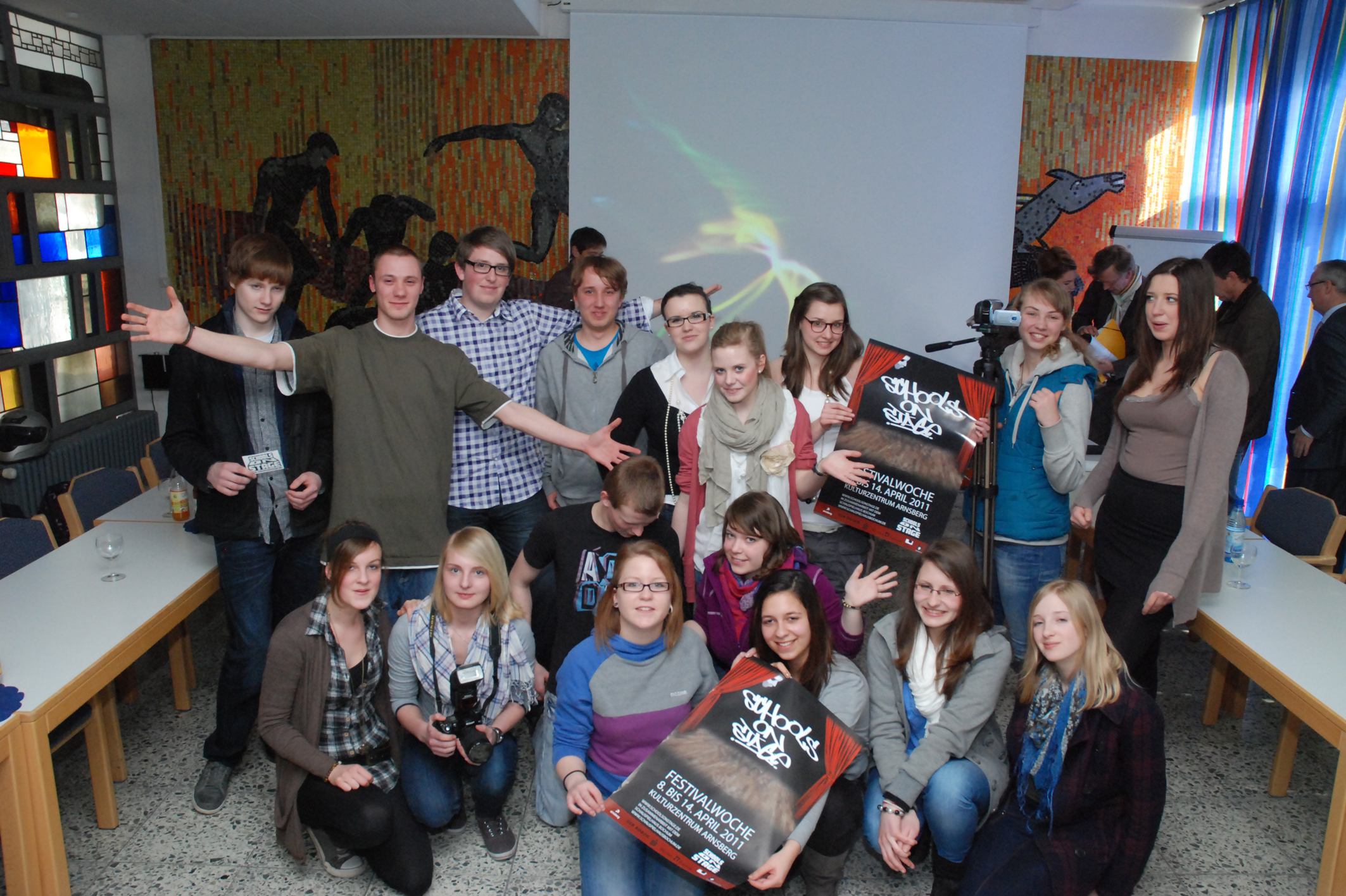Schools on Stage heißt das Projekt an dem sich viele Schülerinnen und Schüler aus Arnsberg beteiligen. Fotos: Albrecht