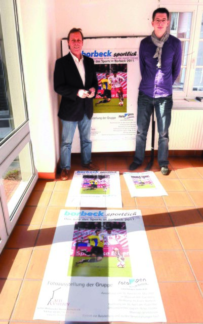 Friedhelm Klix und Kevin Kerber haben die Idee des Sportjahres Borbeck auf den Weg gebracht.
