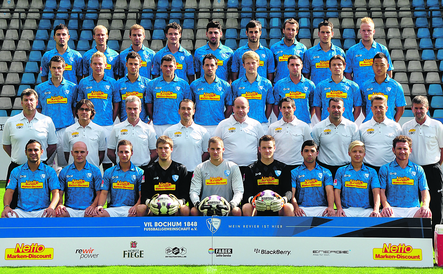 Kämpft unerschrocken um den Wiederaufstieg: Das aktuelle Lizenzspieler-Team des VfL Bochum.