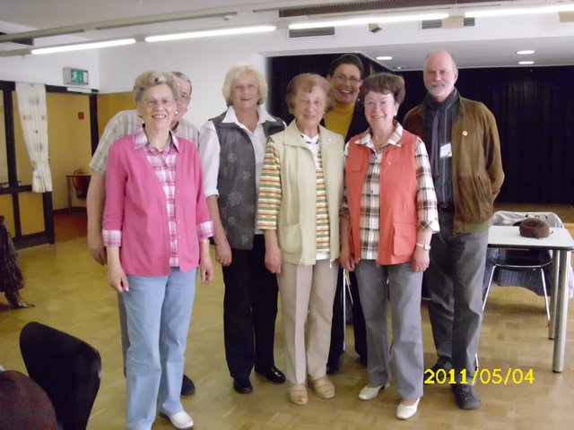(v.l.n.r.) Ruth Heinrich, Heinz Kolb, Elisabeth Jansen, Wilma Friese, Petra Schlüter, Irmgard Bast und Thomas Grohe.