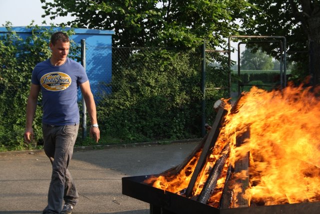 Das Mündelheimer Osterfeuer