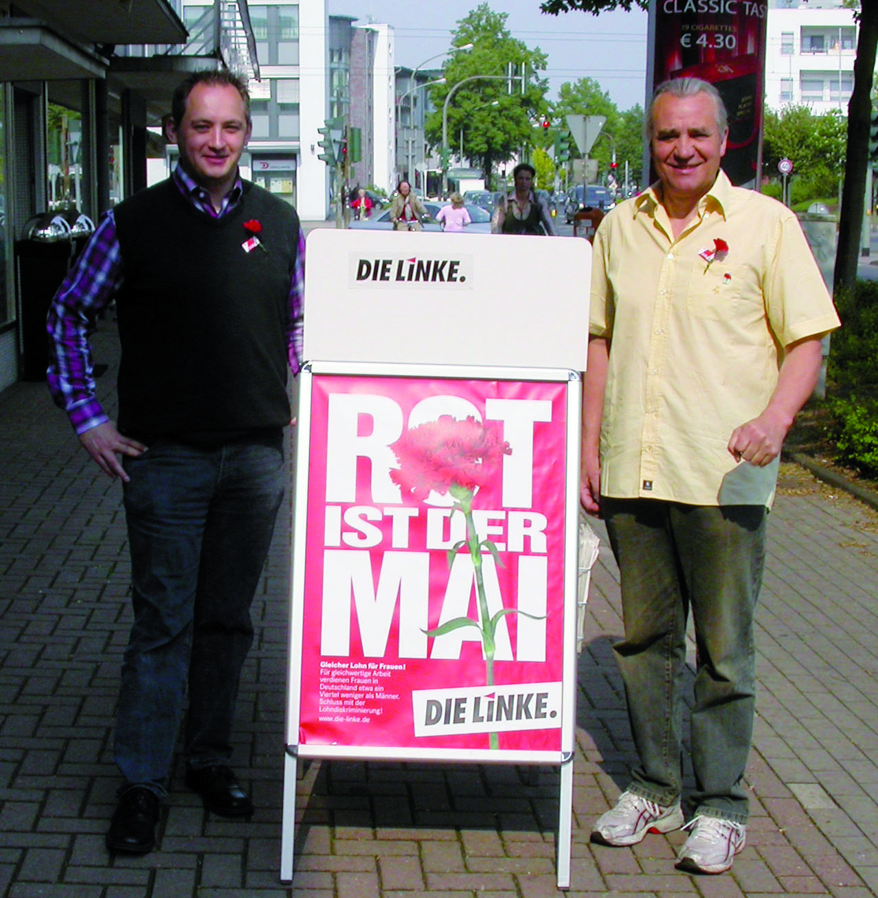 Sascha Wagner und Gerd Baßfeld.