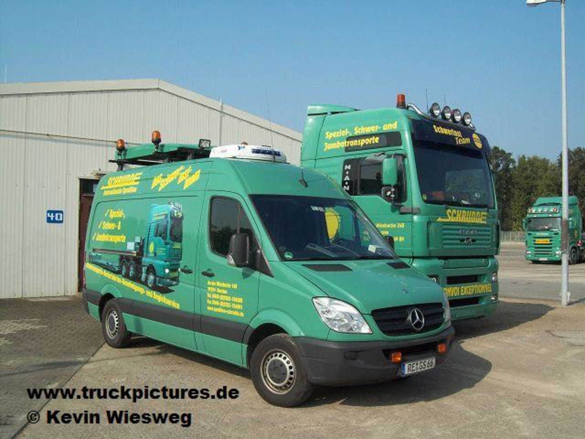 Groß und schwer ist für die Spedition Schrudde kein Problem Dorsten