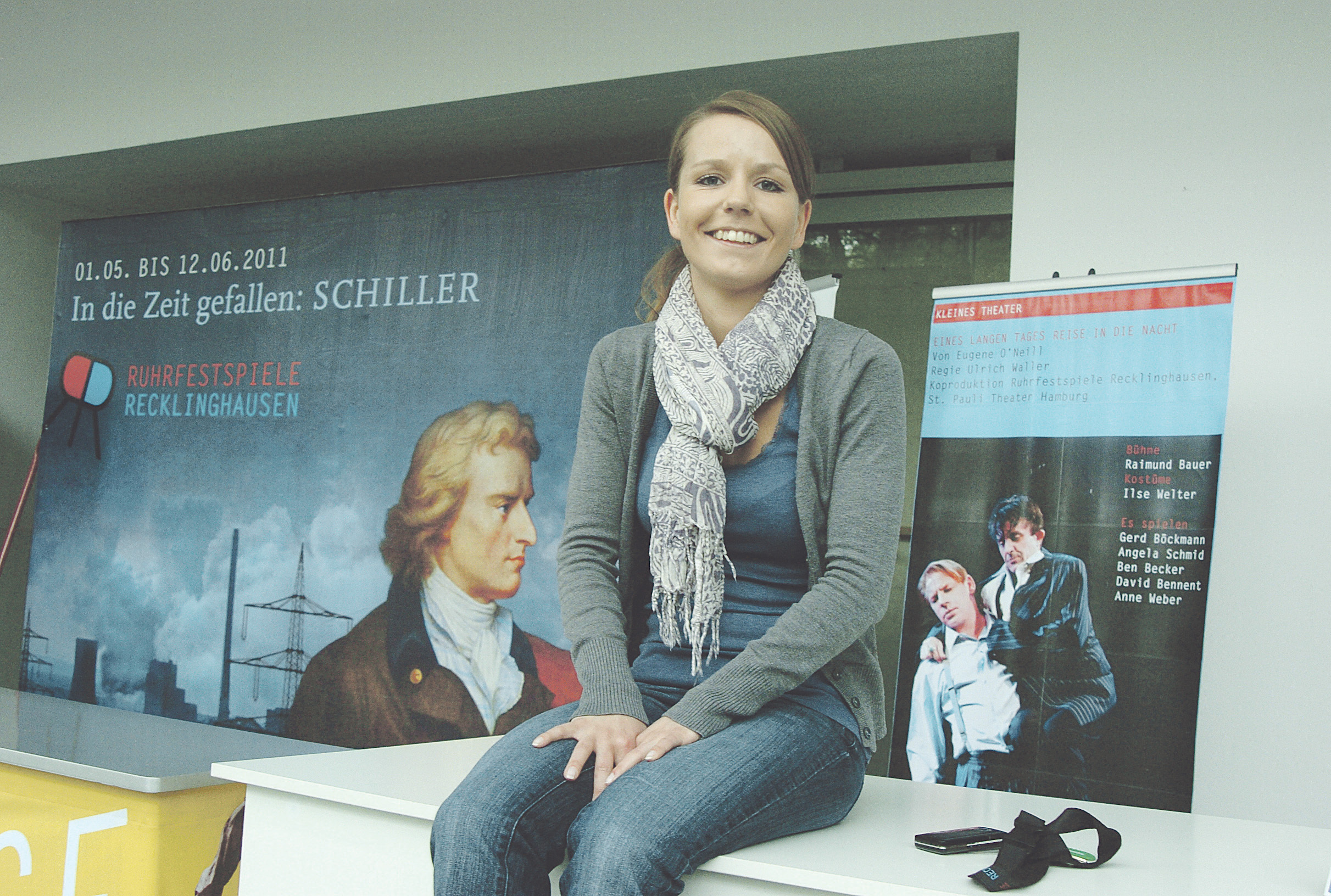 Hat nicht Schiller, sondern vor allem den Schalk im Nacken: Maike Deichsel, Leiterin des Künstlerischen Betriebsbüros der Ruhrfestspiele. Foto: Stadtspiegel
