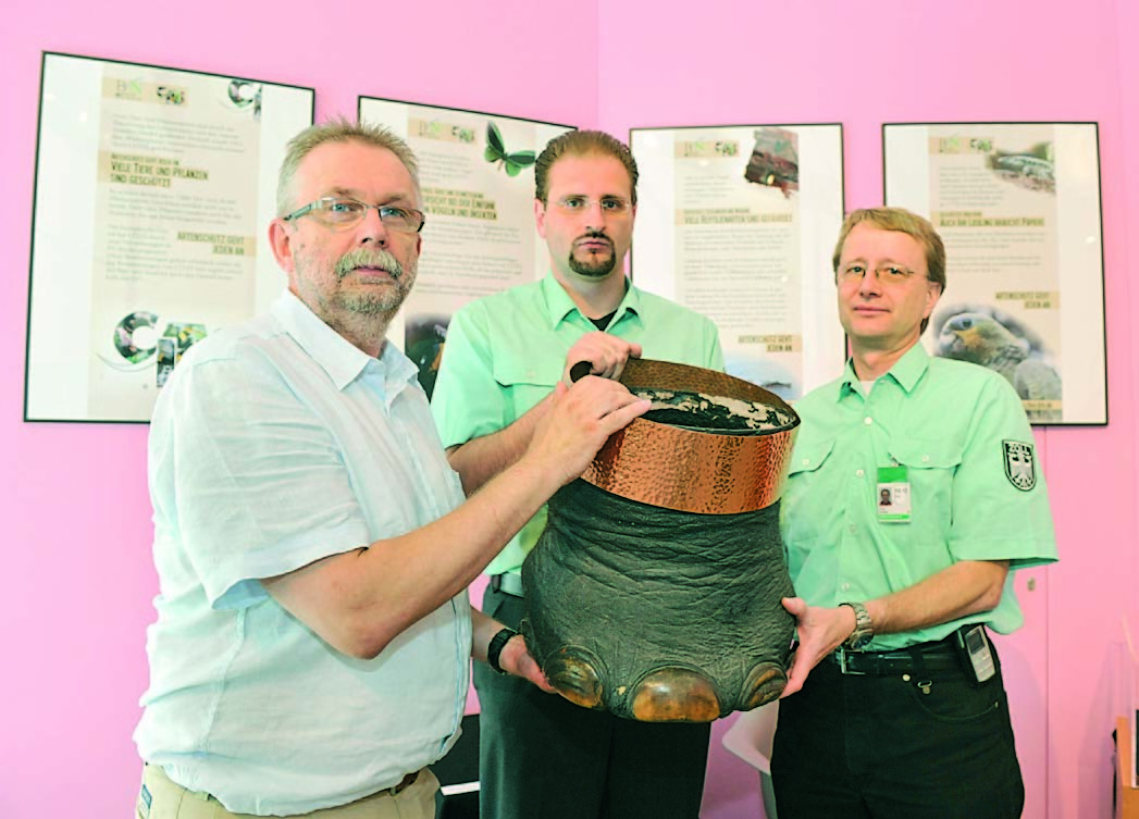 Wolfgang Gaida, Michael Walk und Jörg Arnold Hauptzollamt Düsseldorf. Foto: Hadasch