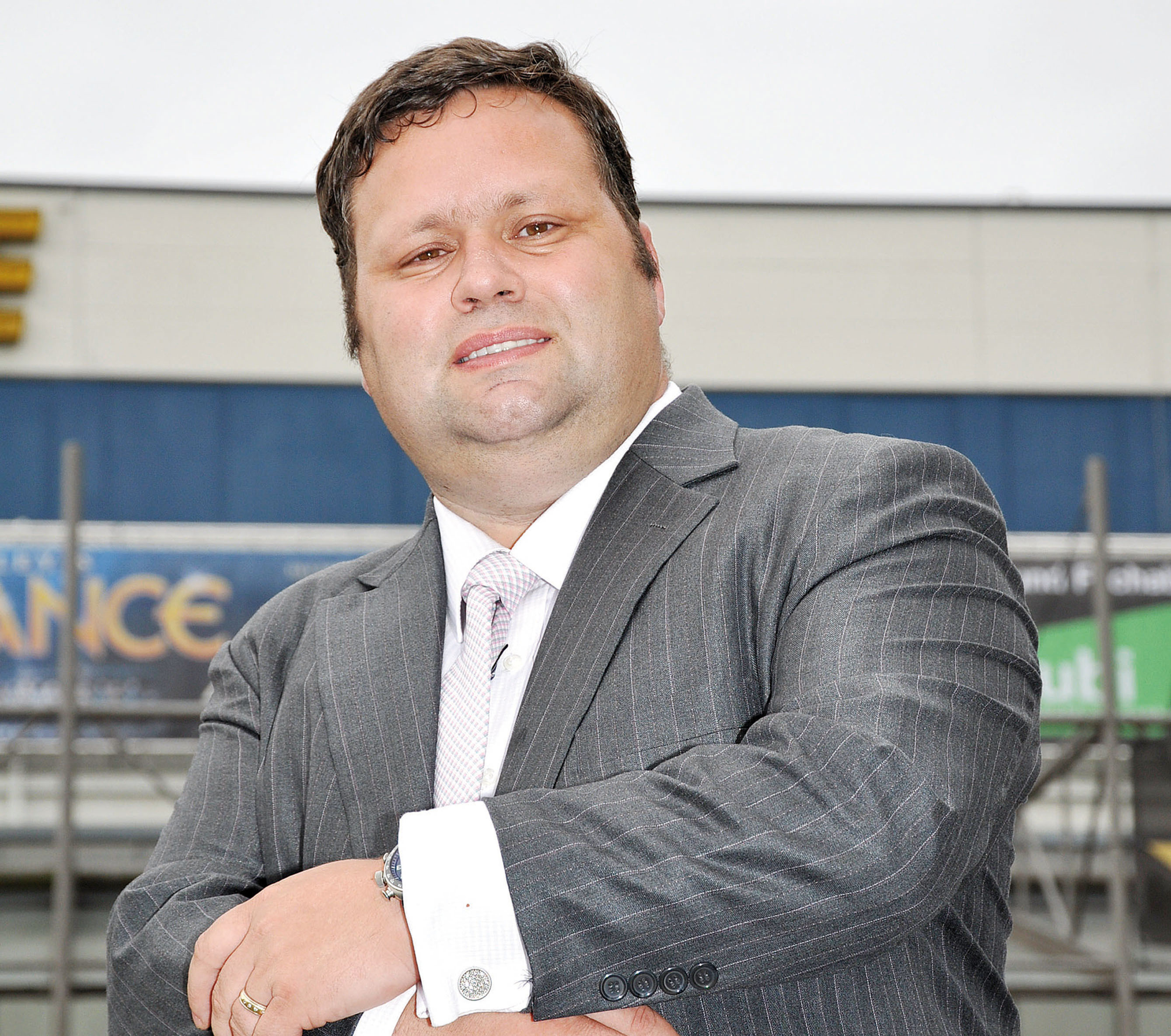 Sympathisch und auskunftsfreudig: Paul Potts in Düsseldorf.
