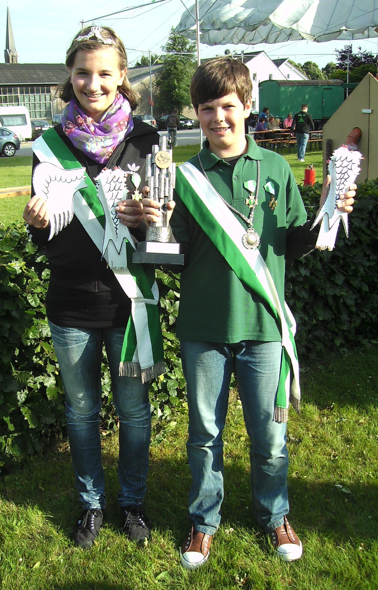 Kinderkönigspaar Melissa und Robin