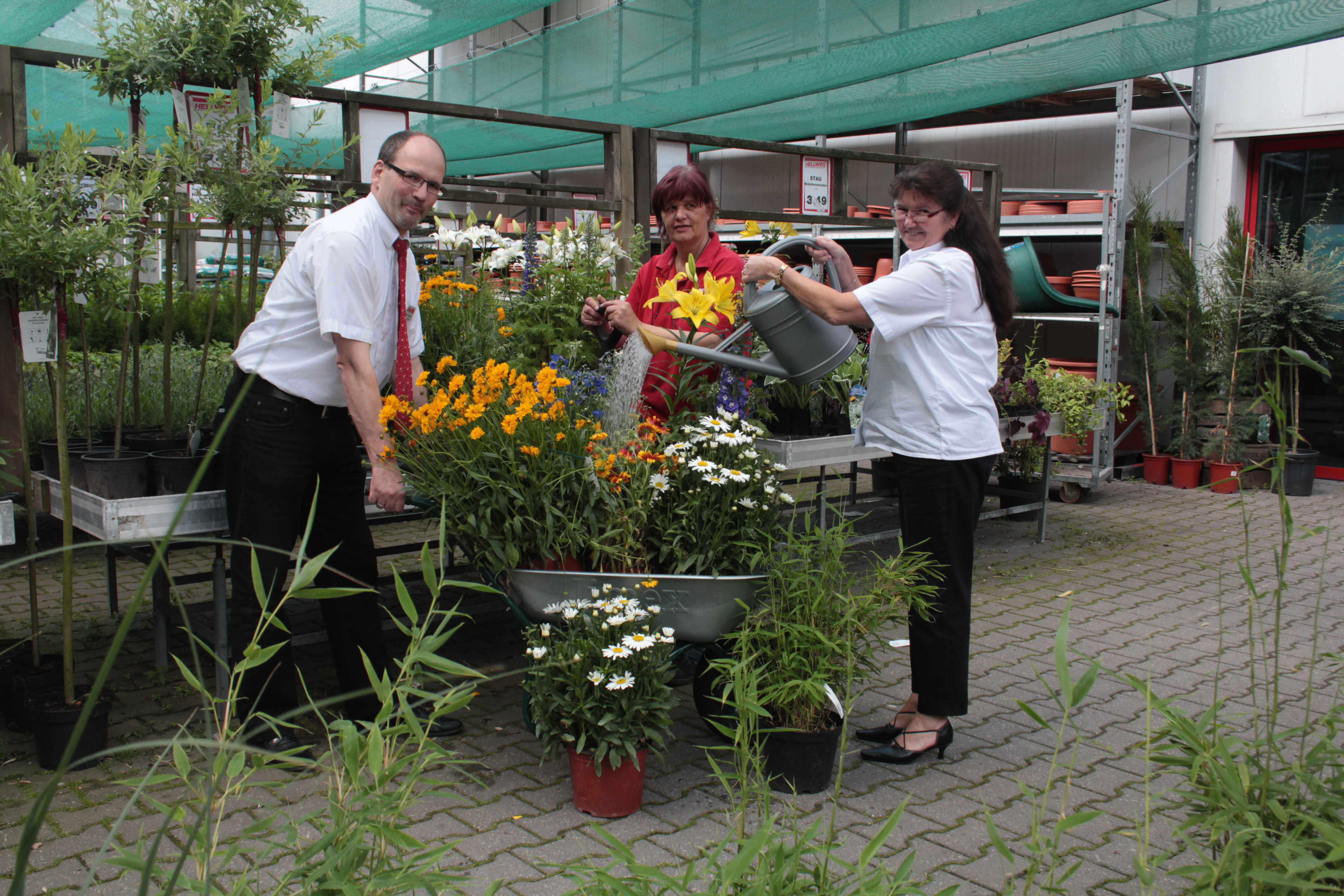 Als Belohnung für Ihre Gartenrekorde winken - mit etwas Glück - Einkaufsgutscheine von unserem Sponsor, dem Hellweg-Baumarkt in Hagen.