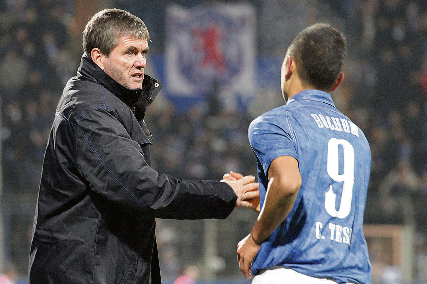 VfL-Cheftrainer Friedhelm Funkel zählt weiterhin auf Chong Tese und will den umworbenen Torjäger nicht nach England ziehen lassen.
