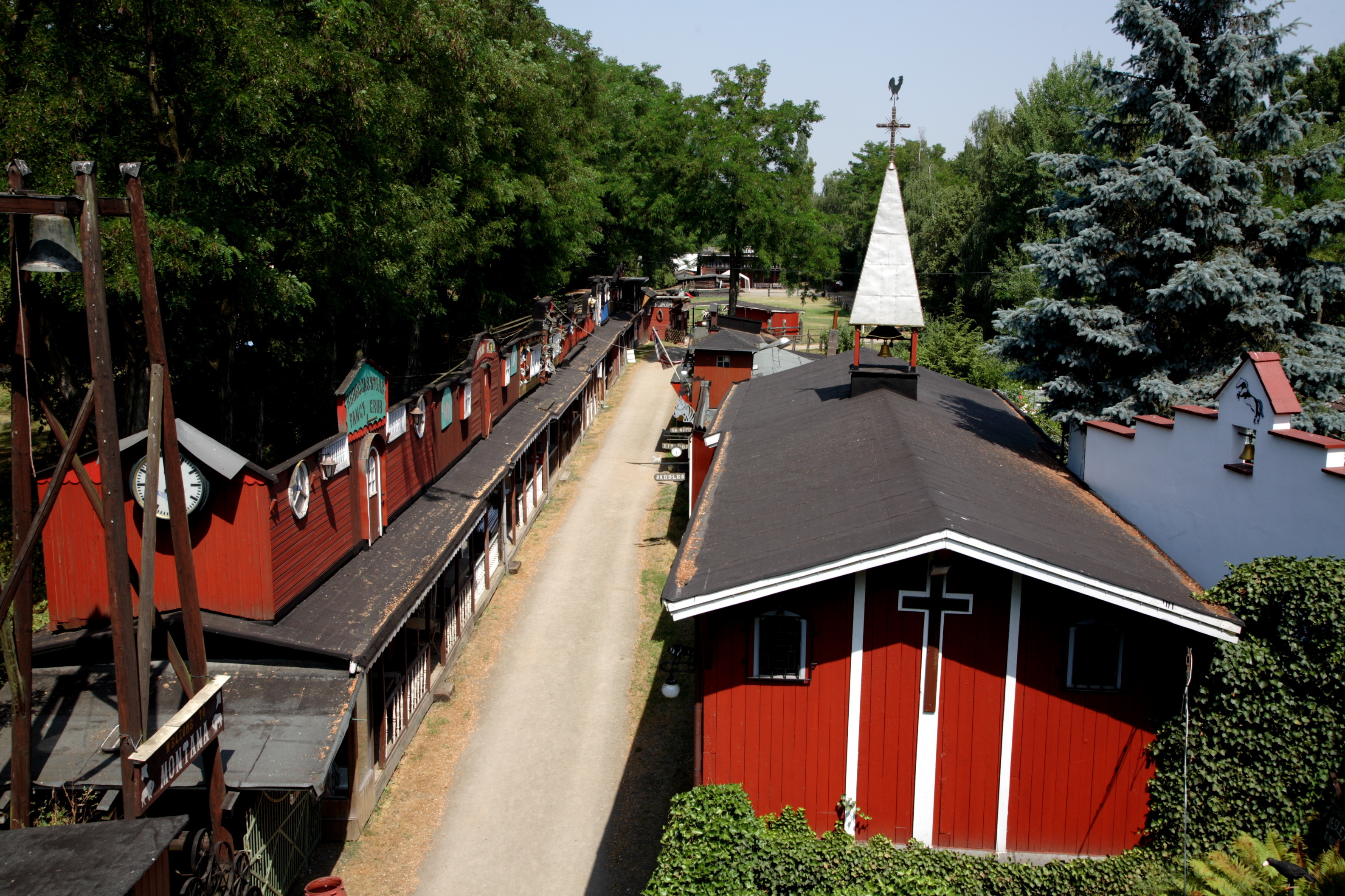 Bleibt die Ranch Geisterstadt? Foto: Hannes Kirchner