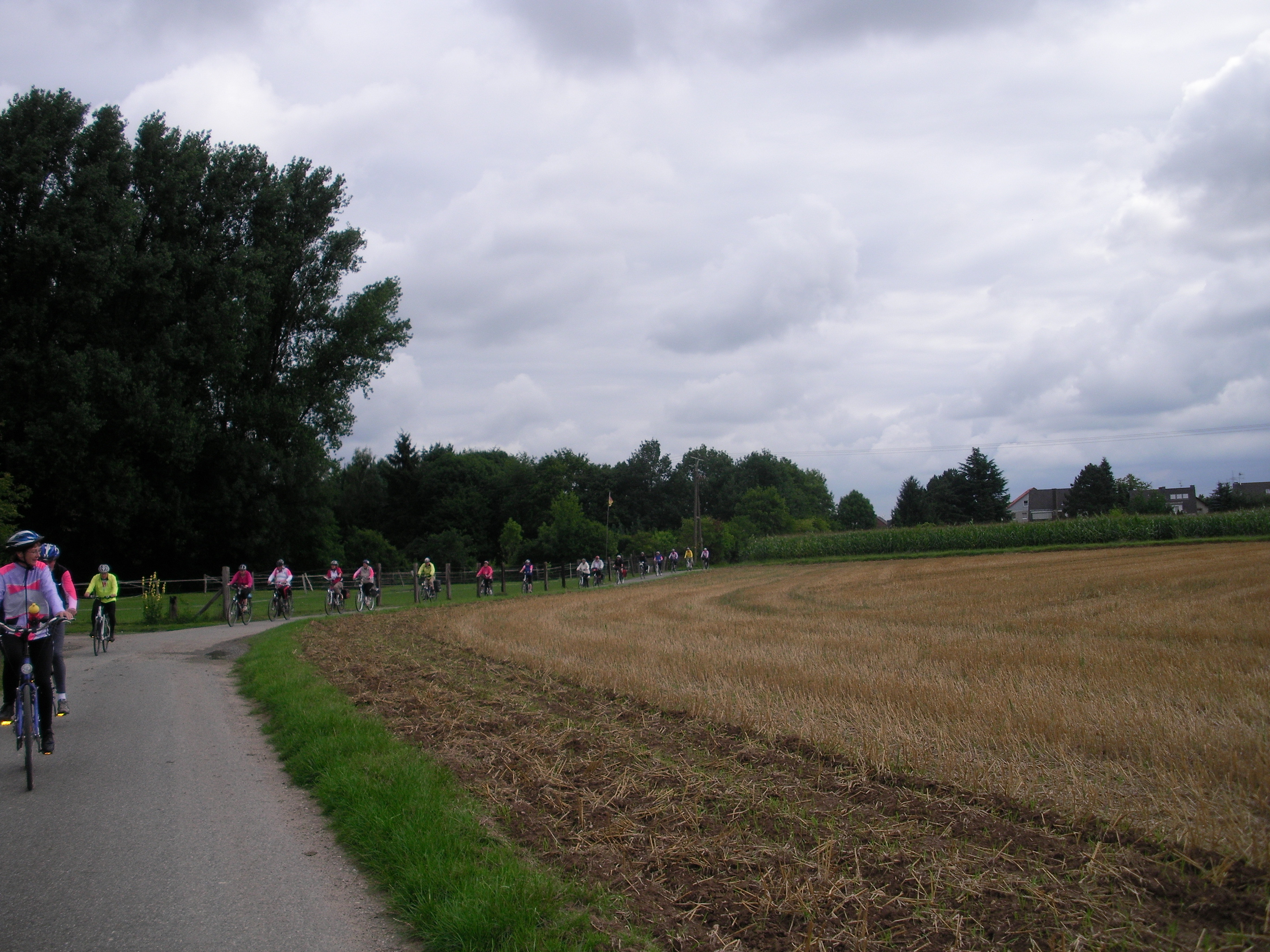 auf dem Erft-Radweg