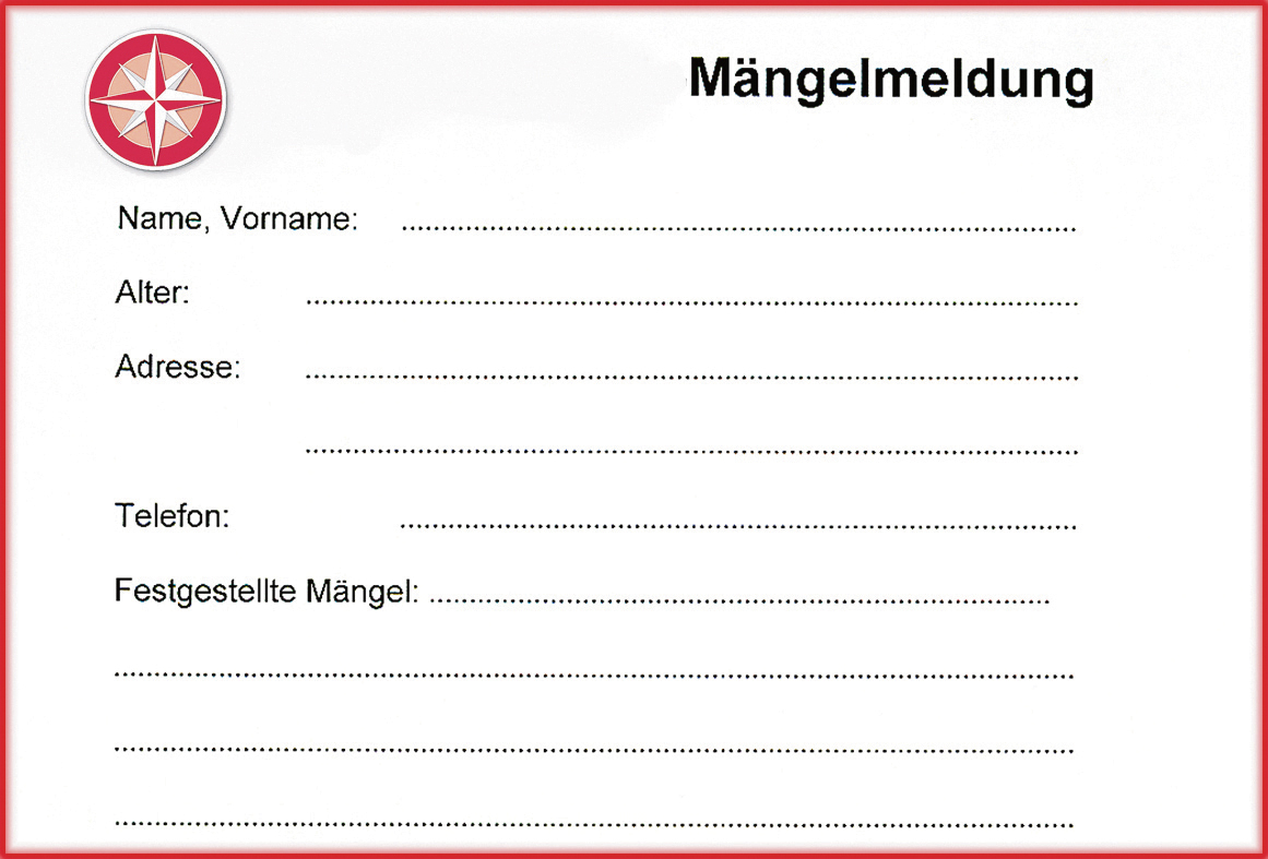 Hier ist der Coupon. Sie können uns aber auch einfach unter dem Stichwort "Mängelmeldung" schreiben.