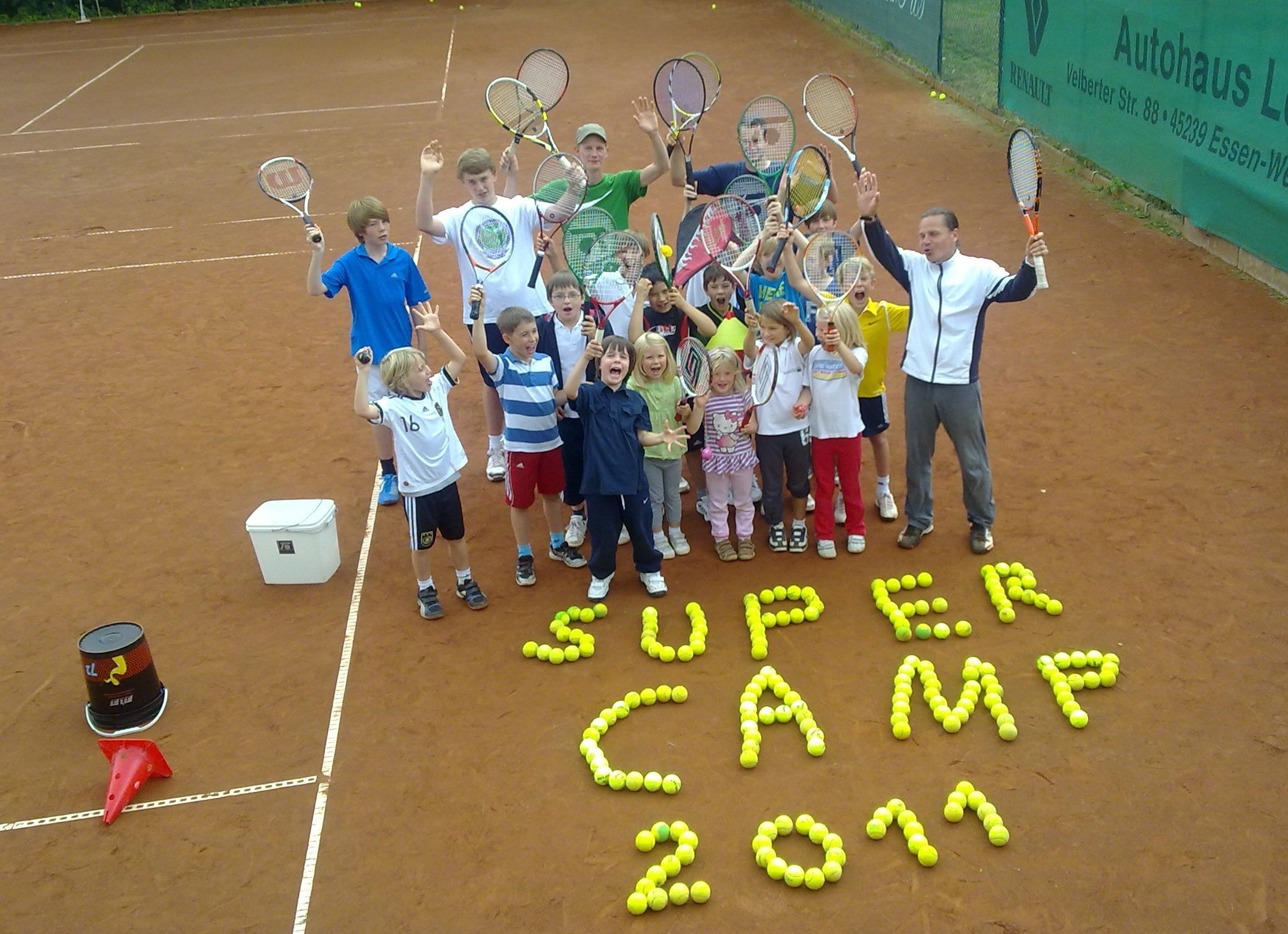 Beim Sommercamp des TC Am Volkswald dreht sich eine Woche lang alles um den weißen Sport!