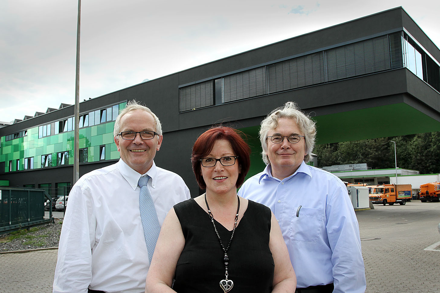 USB-Geschäftsführer Werner Meys, Ingrid Fischbach (MdB), CDU-Ratsherr Lothar Gräfingholt. Foto: Molatta