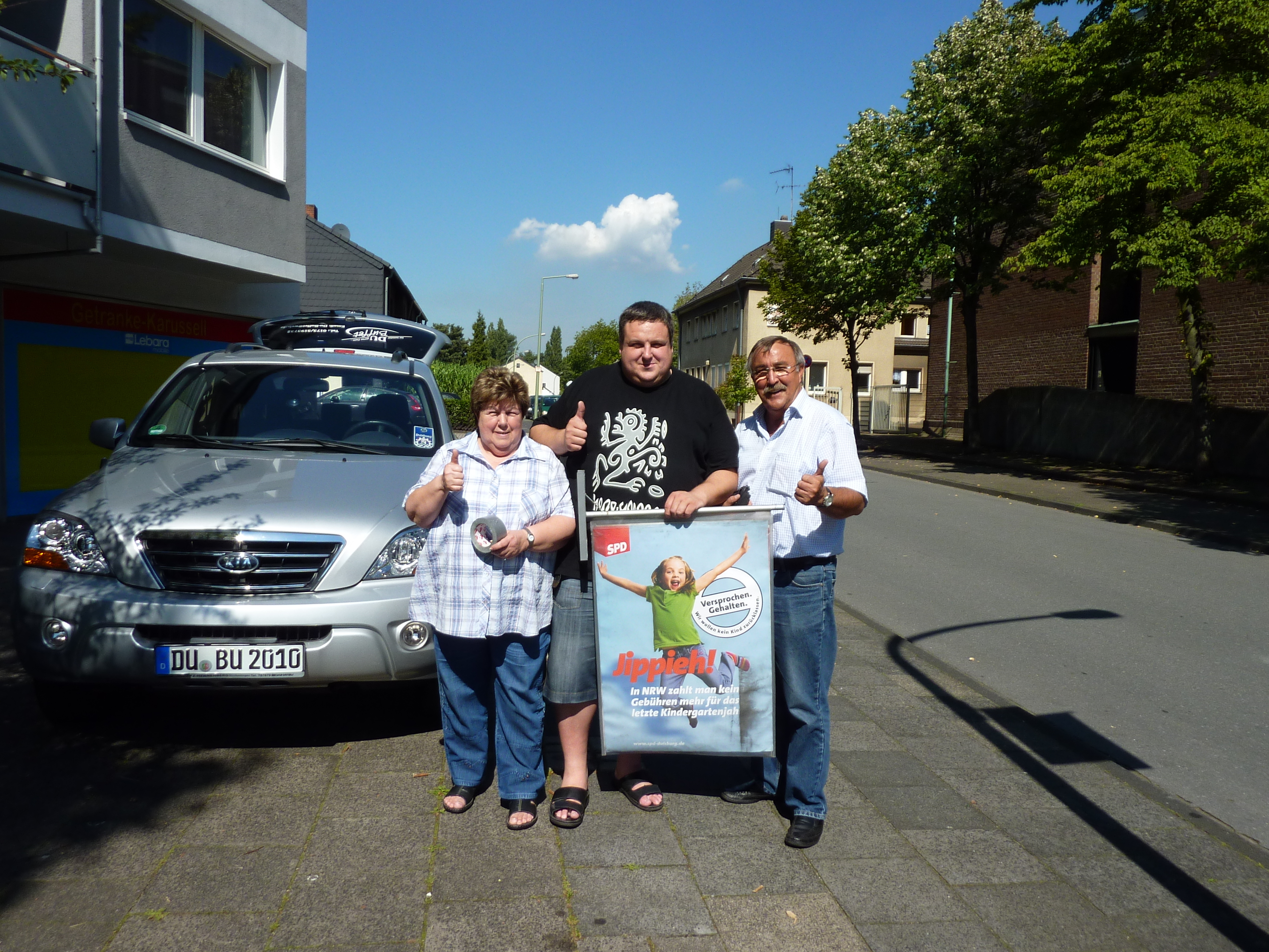 Ulla Römer, Sascha Westerhoven und Manfred Osenger